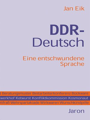 cover image of DDR-Deutsch